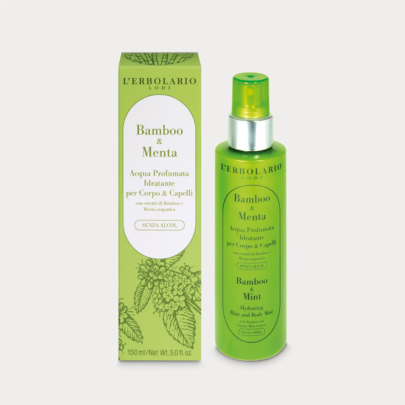 Acqua Profumata Idratante Bamboo & Menta