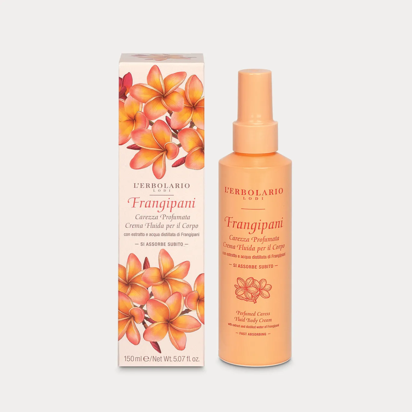 Carezza Profumata Crema Fluida per il Corpo Frangipani