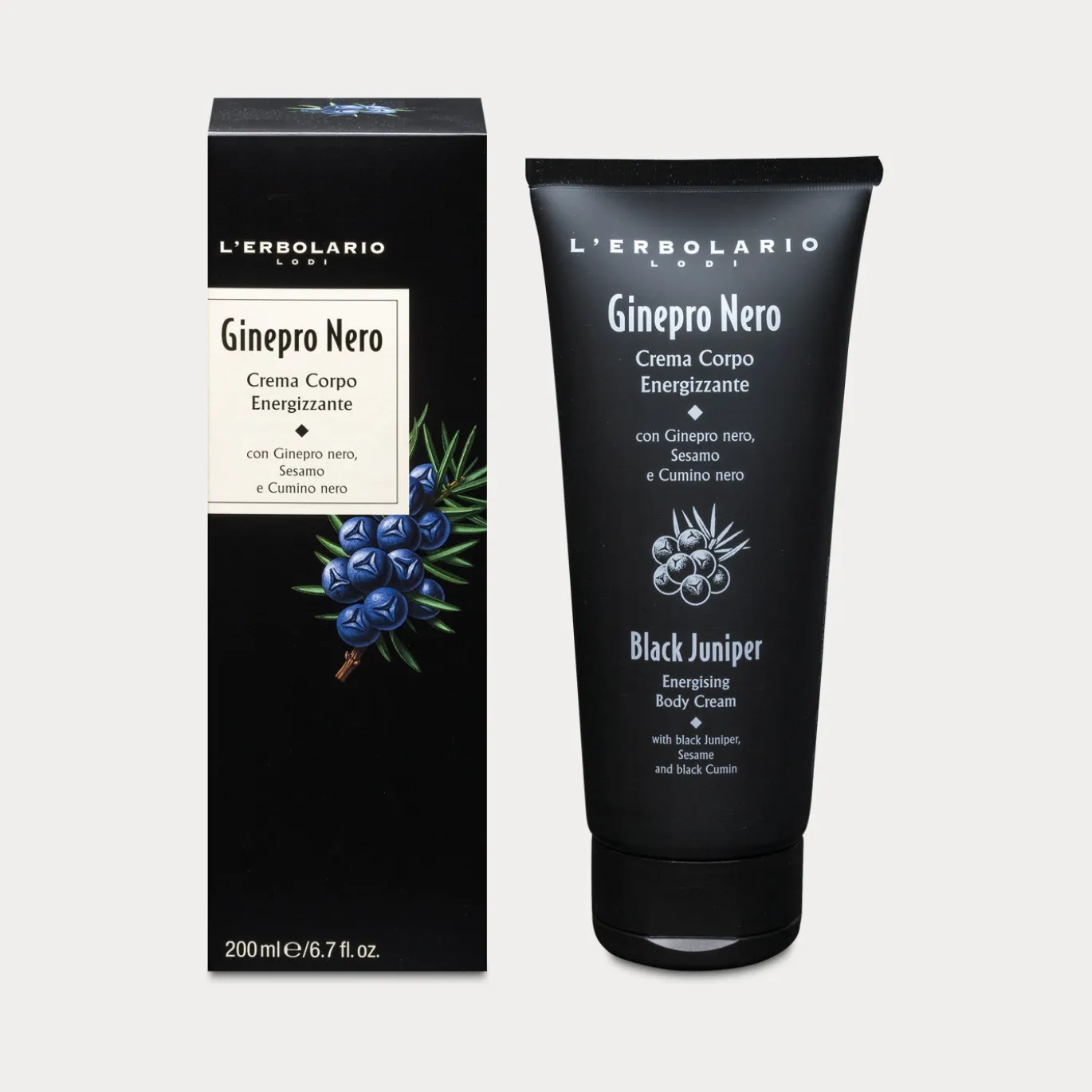 Crema Corpo Energizzante Ginepro Nero