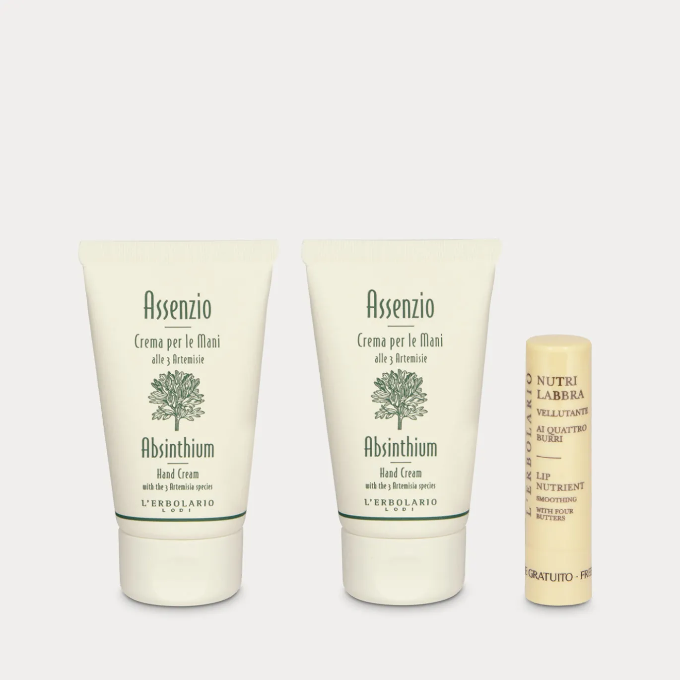 Crema Mani Assenzio e Nutrilabbra in omaggio