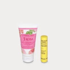 Crema Mani 3 Rosa e Proteggilabbra in omaggio