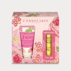 Crema Mani 3 Rosa e Proteggilabbra in omaggio