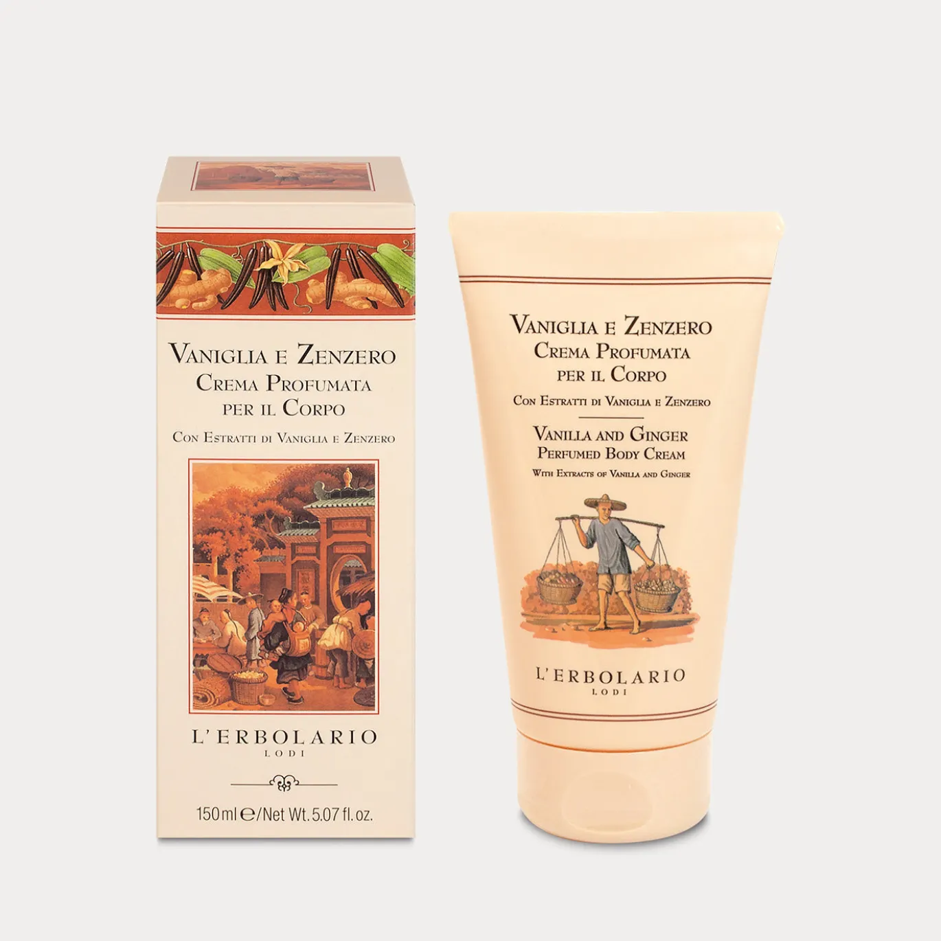 Crema Profumata per il Corpo Vaniglia e Zenzero