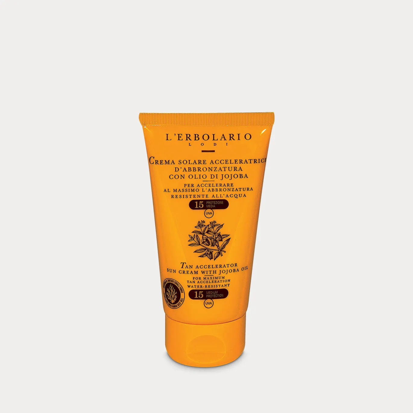 Crema Solare Corpo Acceleratrice d'Abbronzatura SPF 15