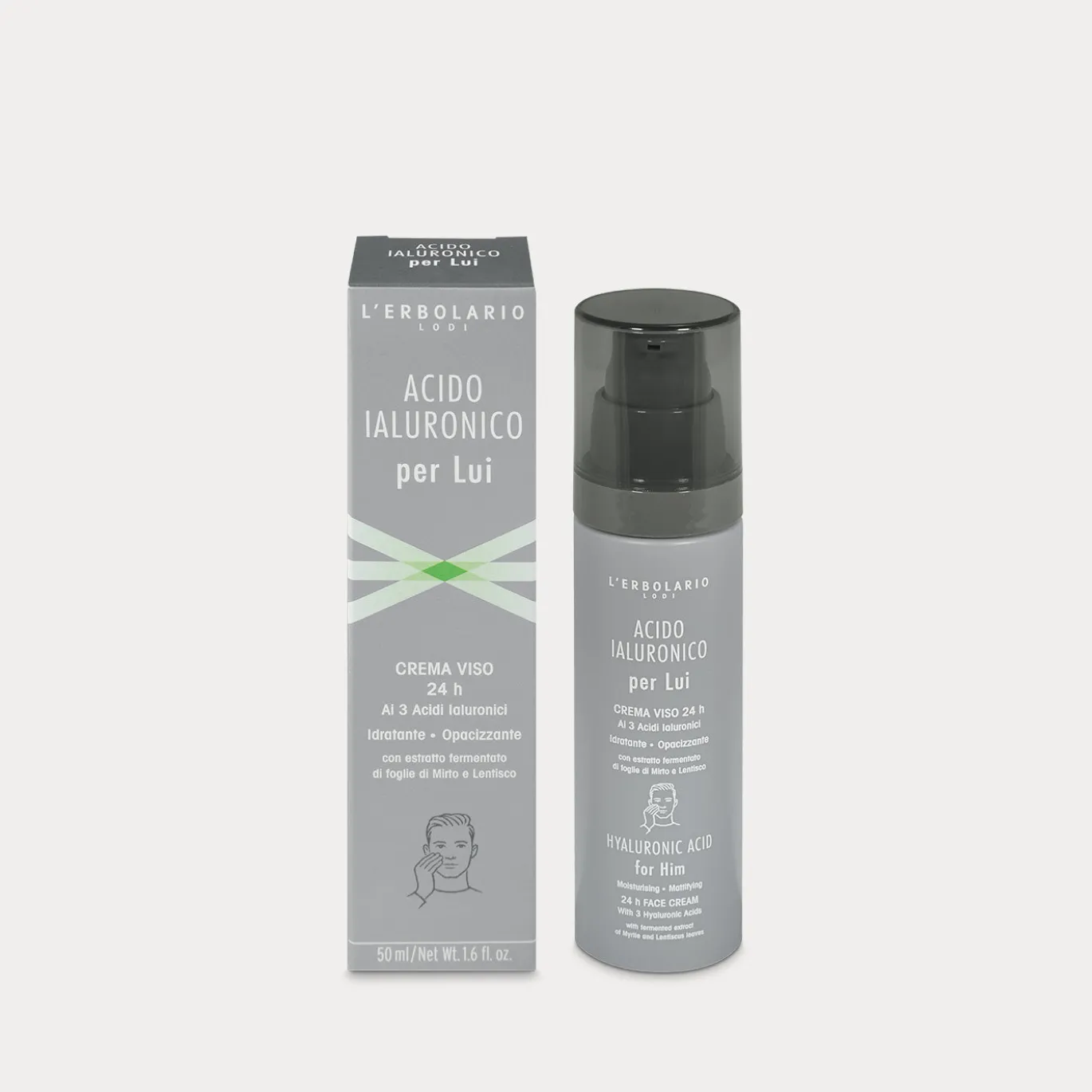Crema Viso Acido Ialuronico per Lui