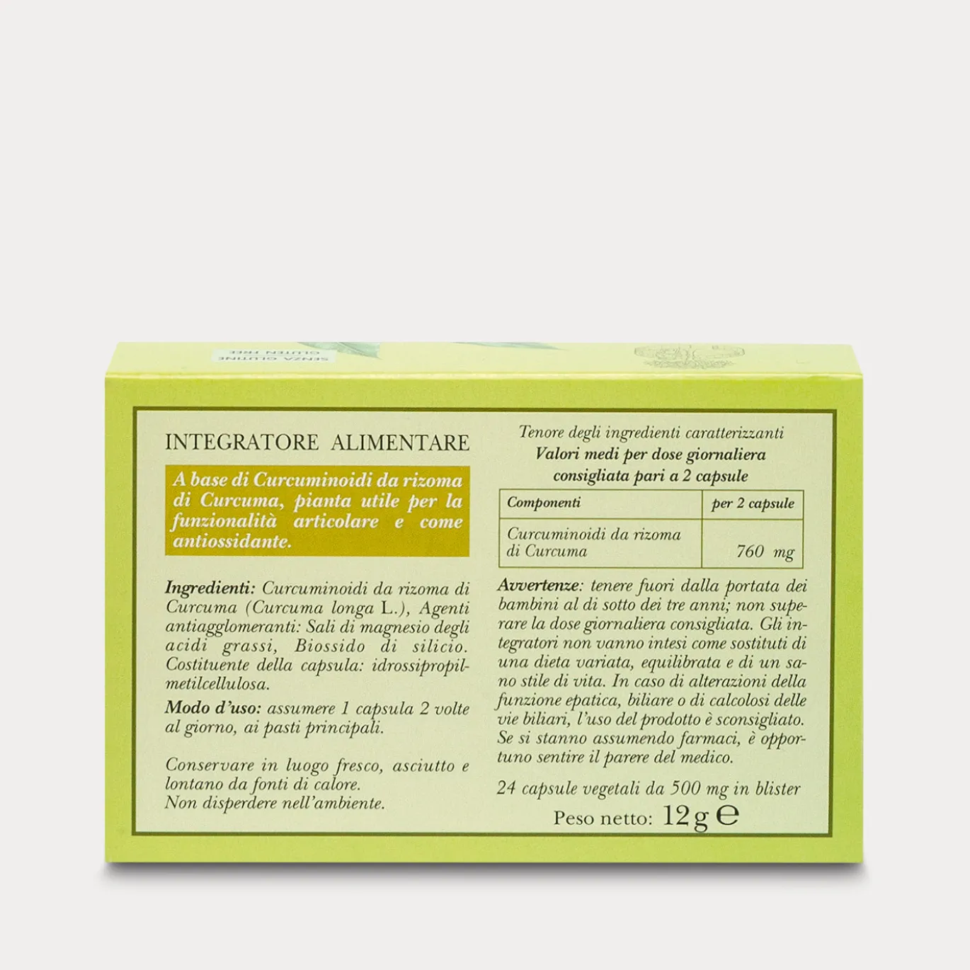 Integratore Curcuma