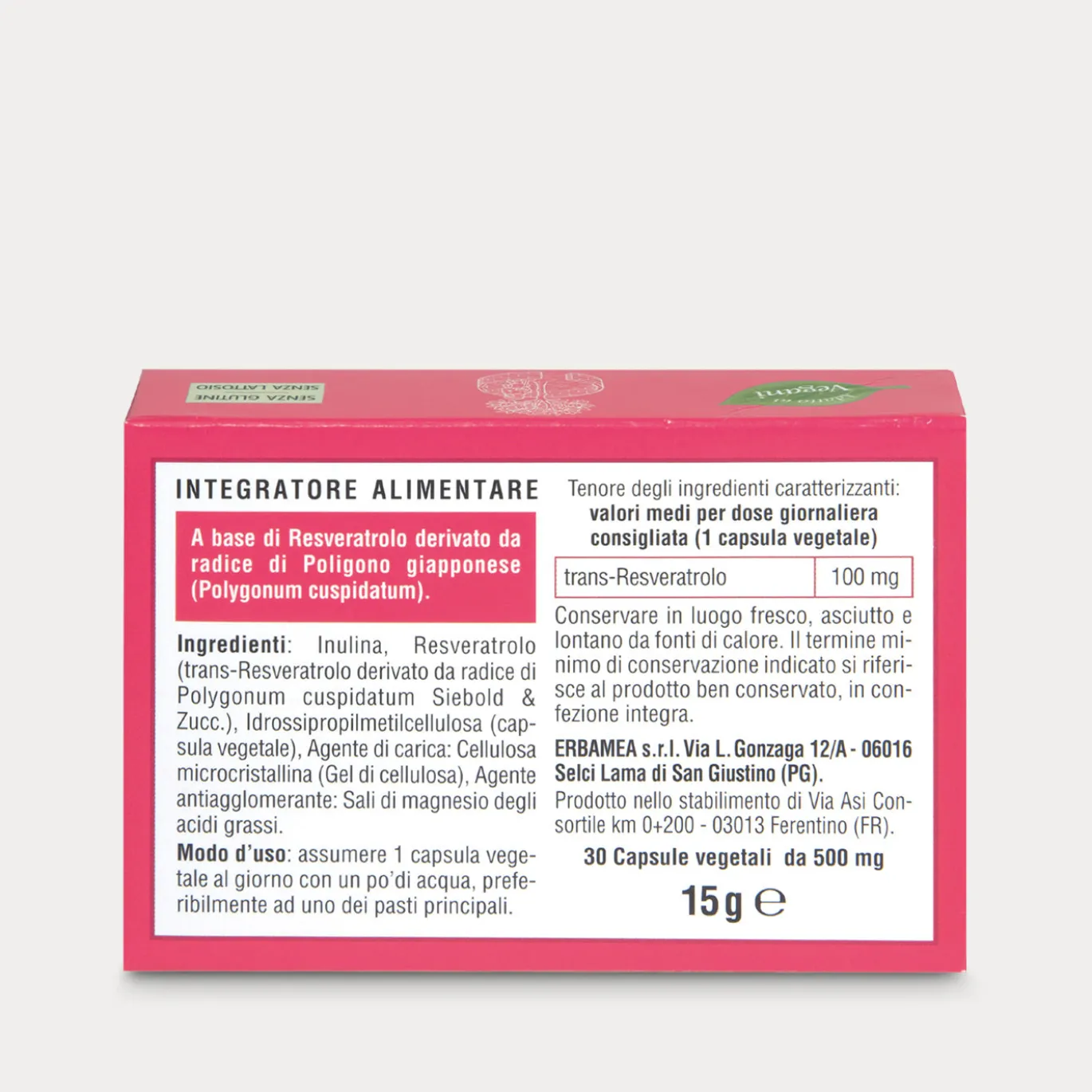 Integratore Resveratrolo
