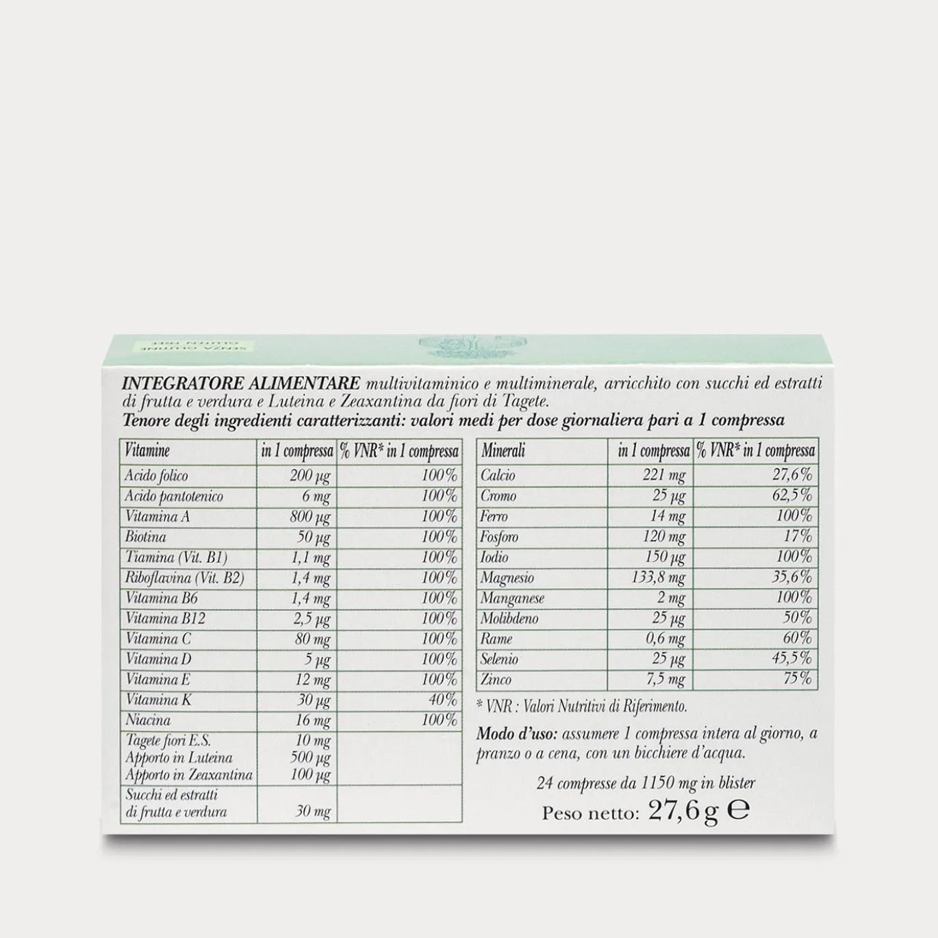 Integratore Vitamine & Minerali