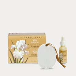 Medaglione per Cassetti e Armadi Iris Bianco