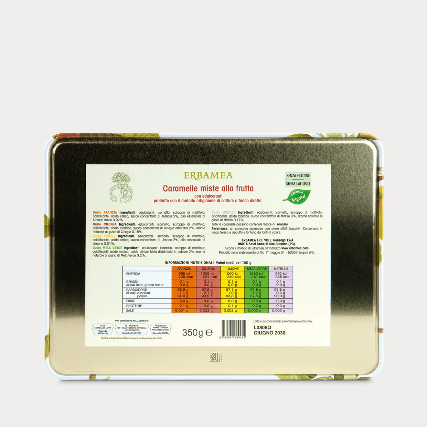 Scatola Regalo Caramelle Miste alla Frutta