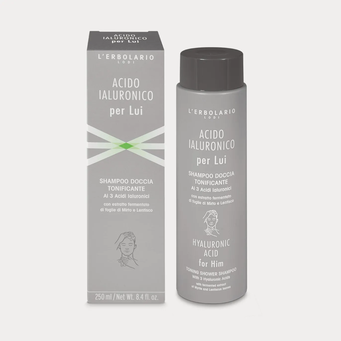 Shampoo Doccia Acido Ialuronico per Lui