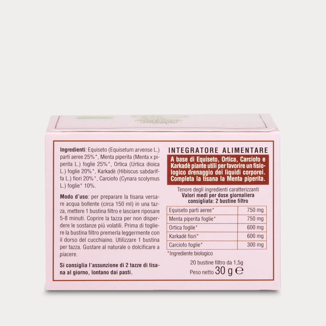 Tisana Biologica Erbaforma Linea Drena